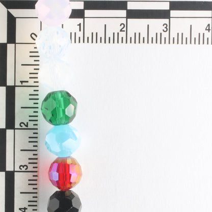 Chinese Crystal Rounds - 8" strand