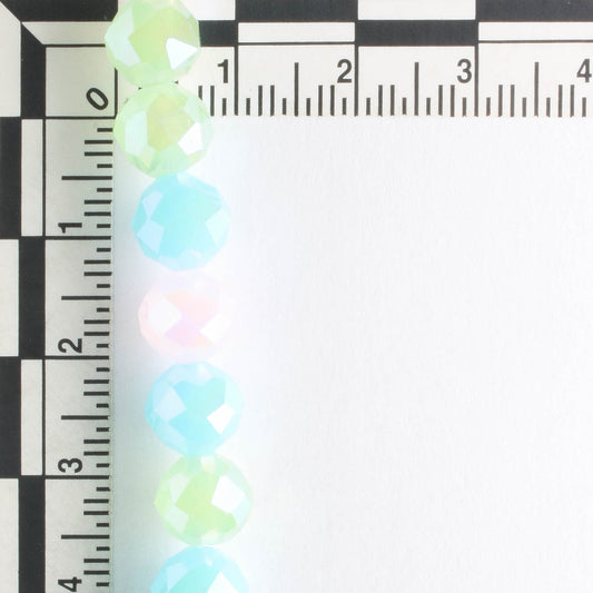 Chinese Crystal Rounds - 8" strand