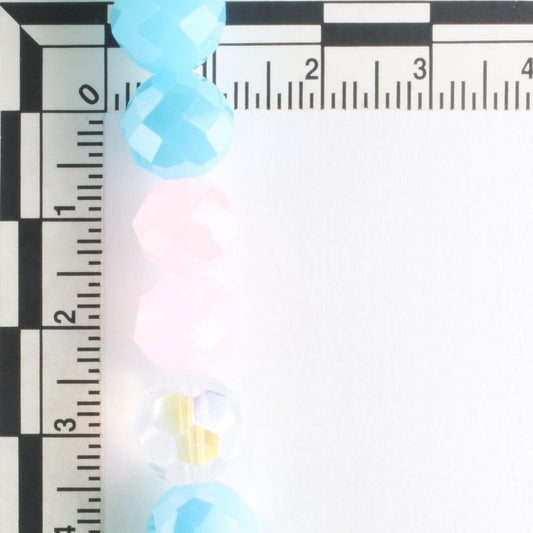 Chinese Crystal Rounds - 8" strand