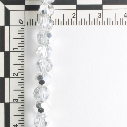 Chinese Crystal Rounds - 8" strand