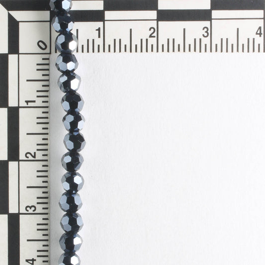 Chinese Crystal Rounds - 8" strand