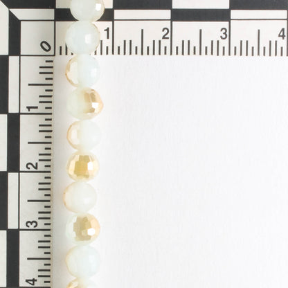 Chinese Crystal Rounds - 8" strand