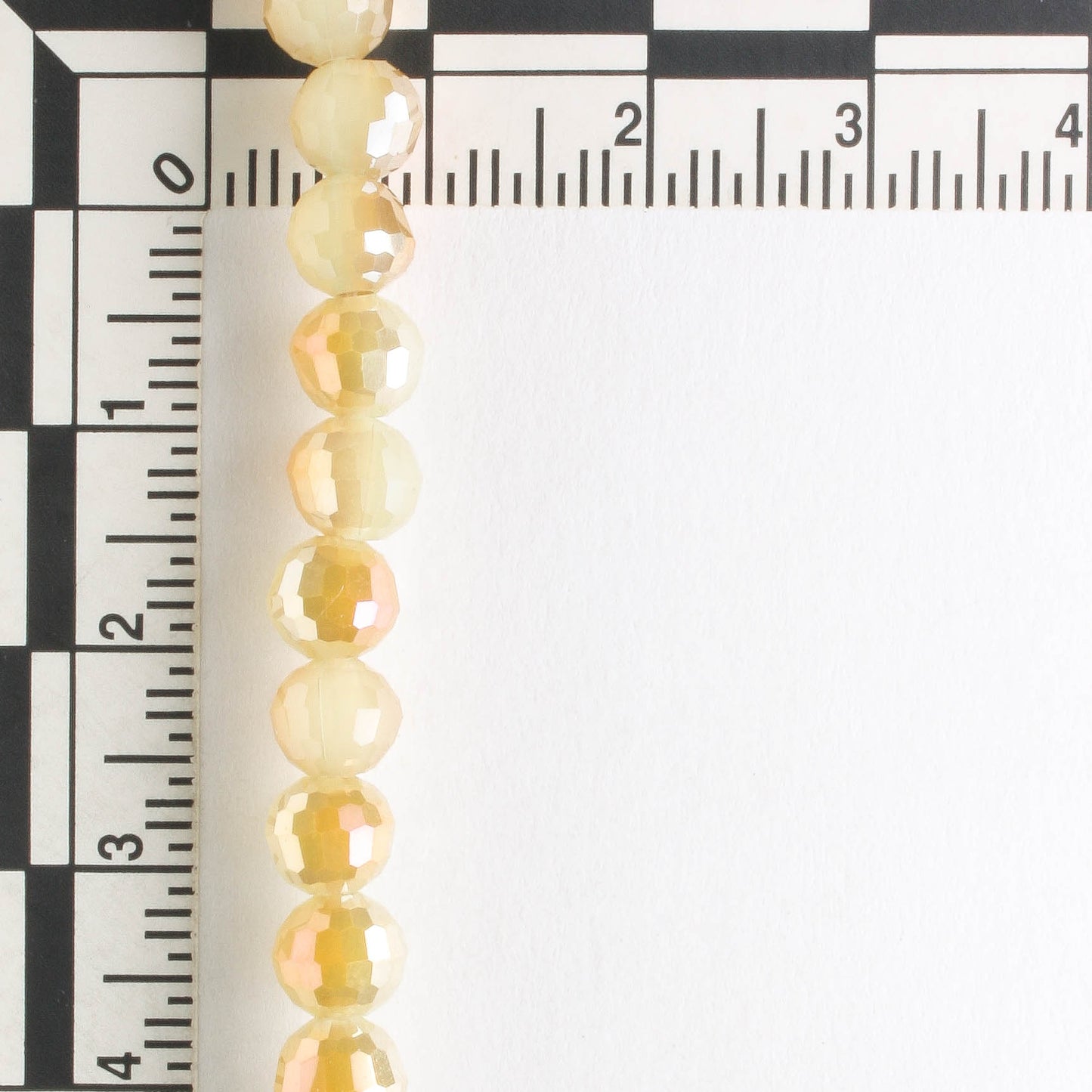 Chinese Crystal Rounds - 8" strand