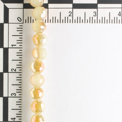 Chinese Crystal Rounds - 8" strand