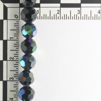 Chinese Crystal Rounds - 8" strand