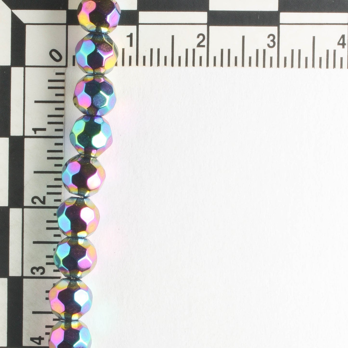 Chinese Crystal Rounds - 8" strand