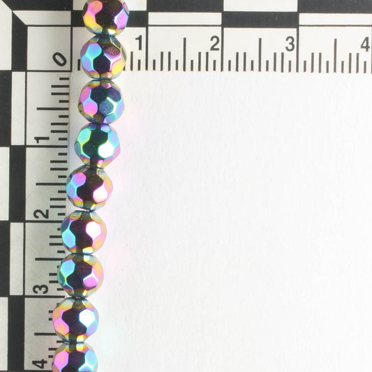 Chinese Crystal Rounds - 8" strand