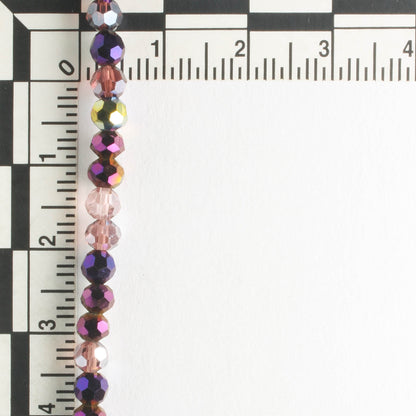 Chinese Crystal Rounds - 8" strand