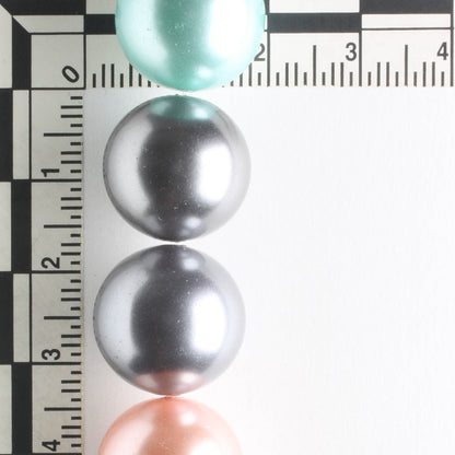 16mm Glass Pearls - 8" strand