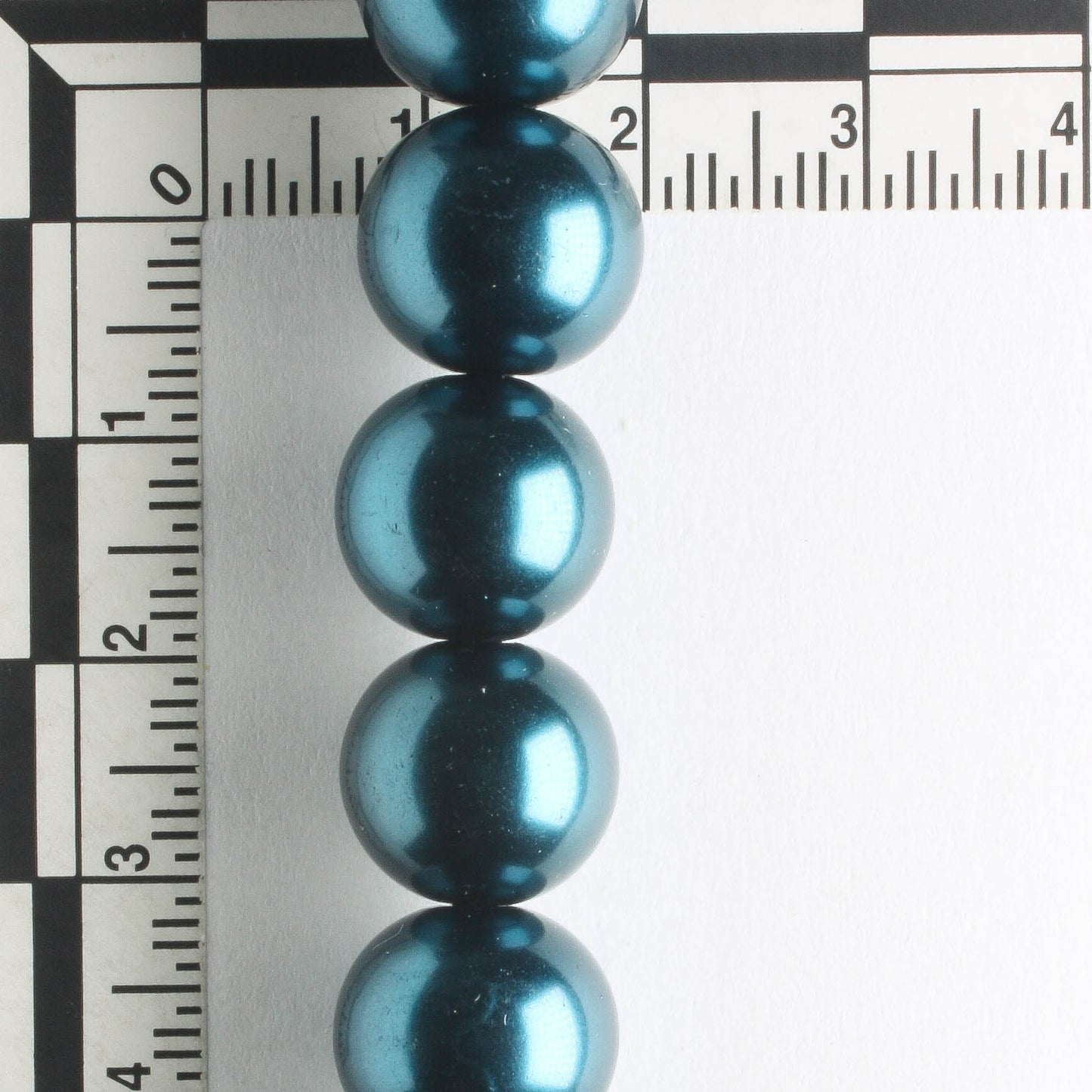12mm Glass Pearls - 8" strand
