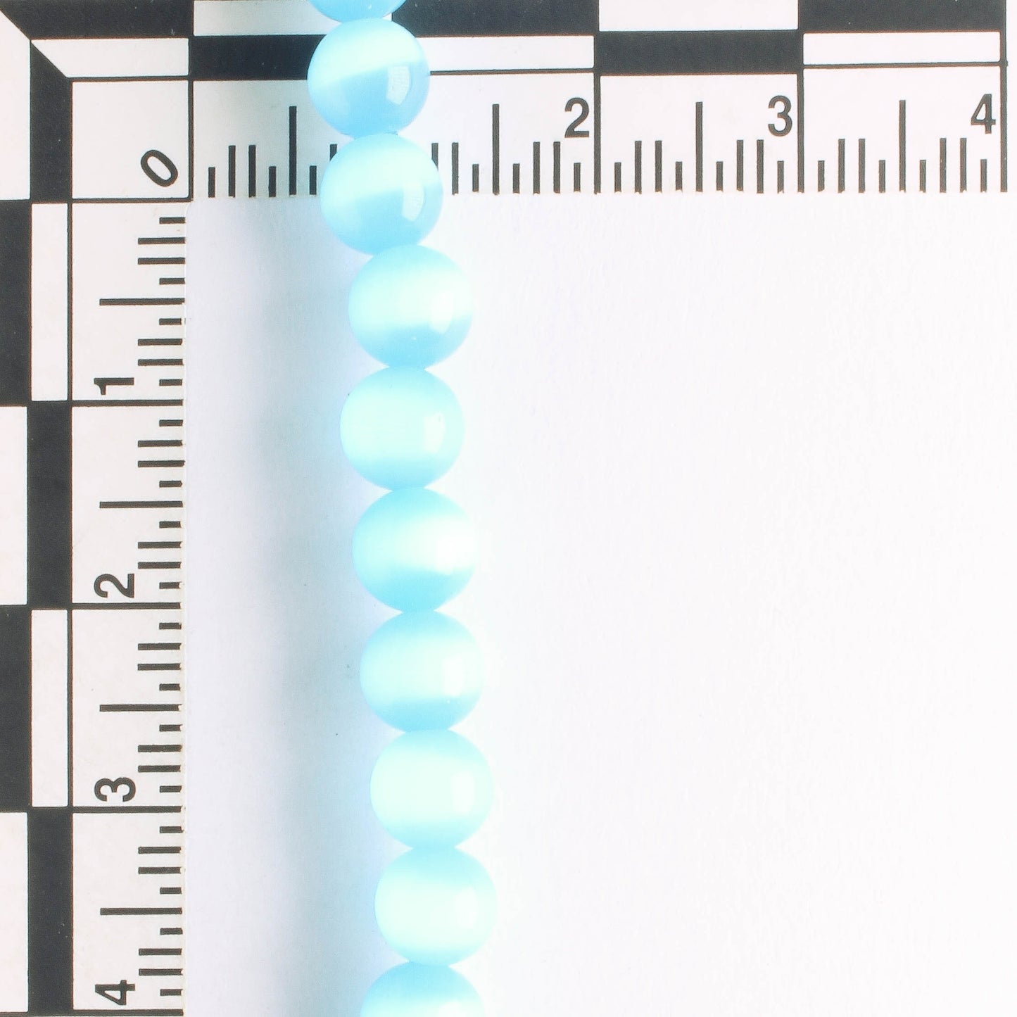 6mm Cat's Eye Glass - 8" strand