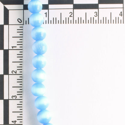 6mm Cat's Eye Glass - 8" strand