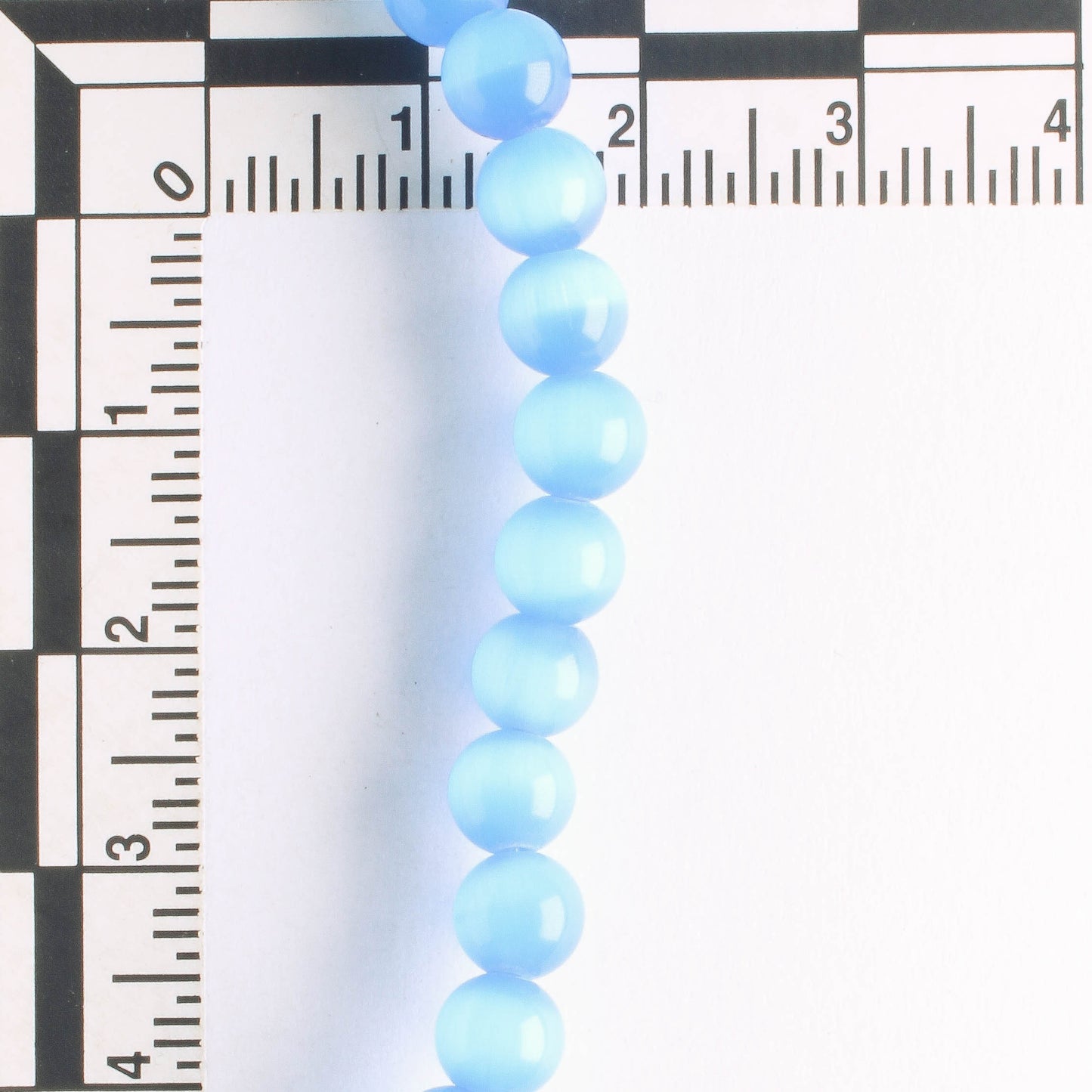 6mm Cat's Eye Glass - 8" strand