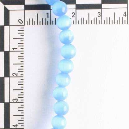 6mm Cat's Eye Glass - 8" strand