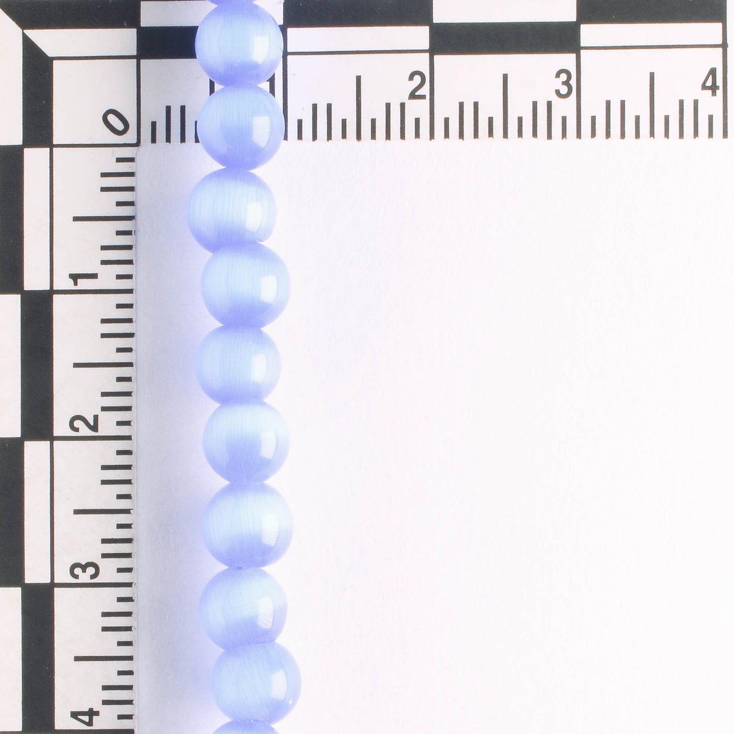 6mm Cat's Eye Glass - 8" strand