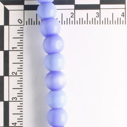 8mm Cat's Eye Glass - 8" strand