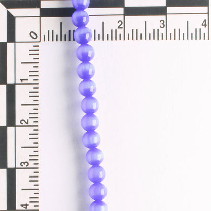 4mm Cat's Eye Glass - 8" strand