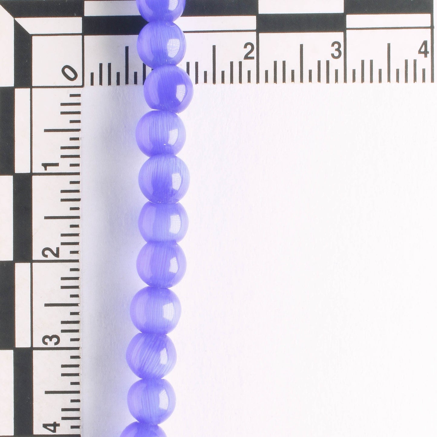 6mm Cat's Eye Glass - 8" strand