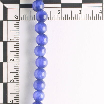 6mm Cat's Eye Glass - 8" strand