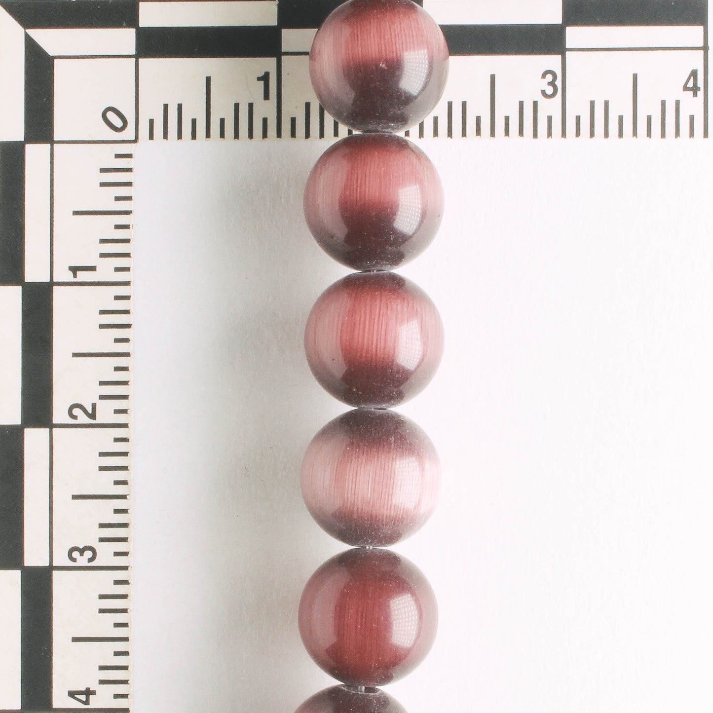 10mm Cat's Eye Glass - 8" strand