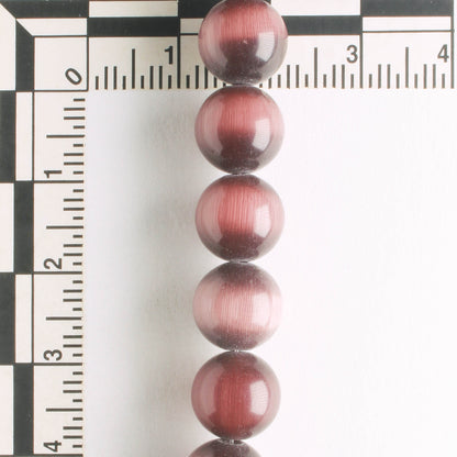 10mm Cat's Eye Glass - 8" strand