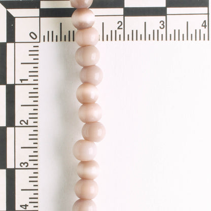 6mm Cat's Eye Glass - 8" strand