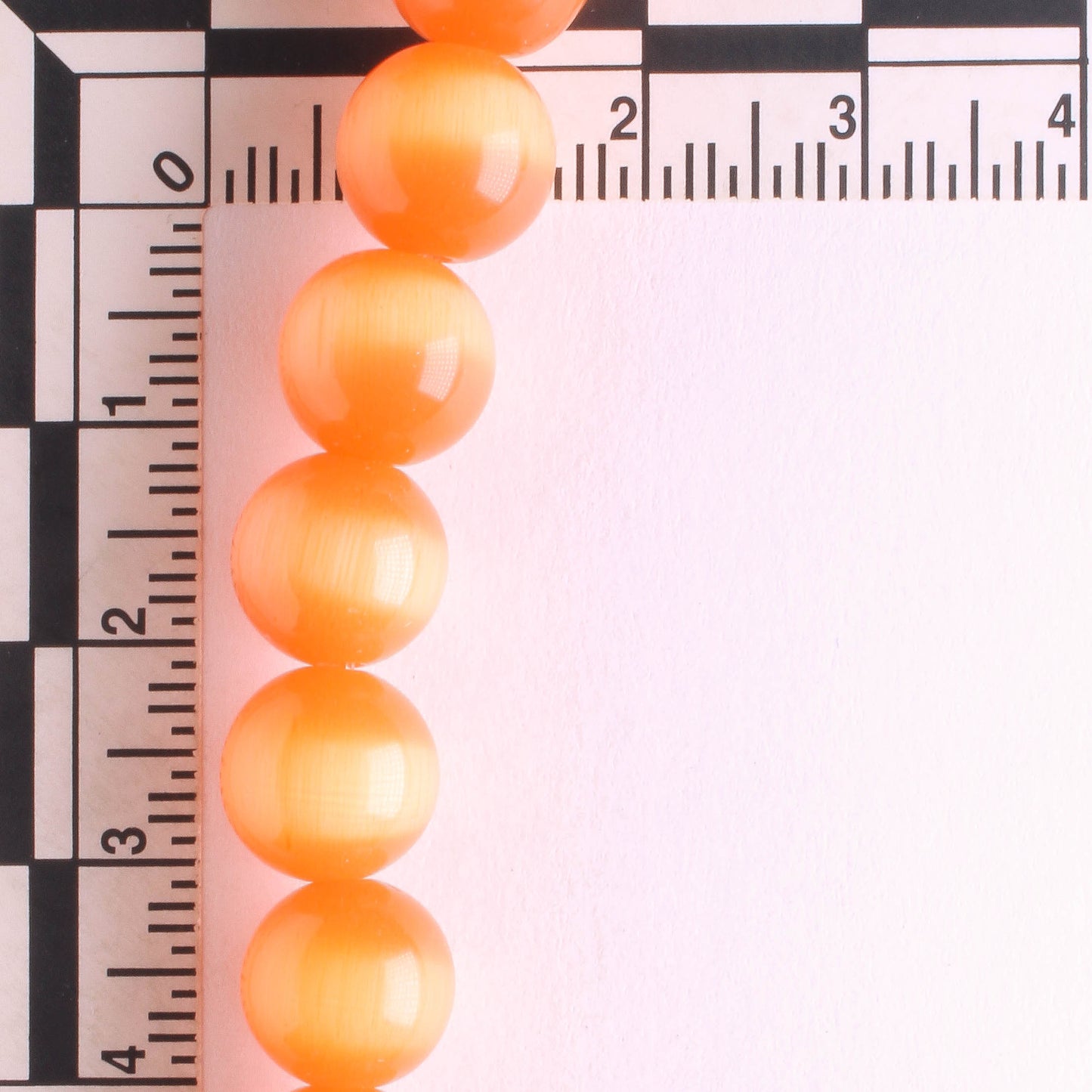 10mm Cat's Eye Glass - 8" strand