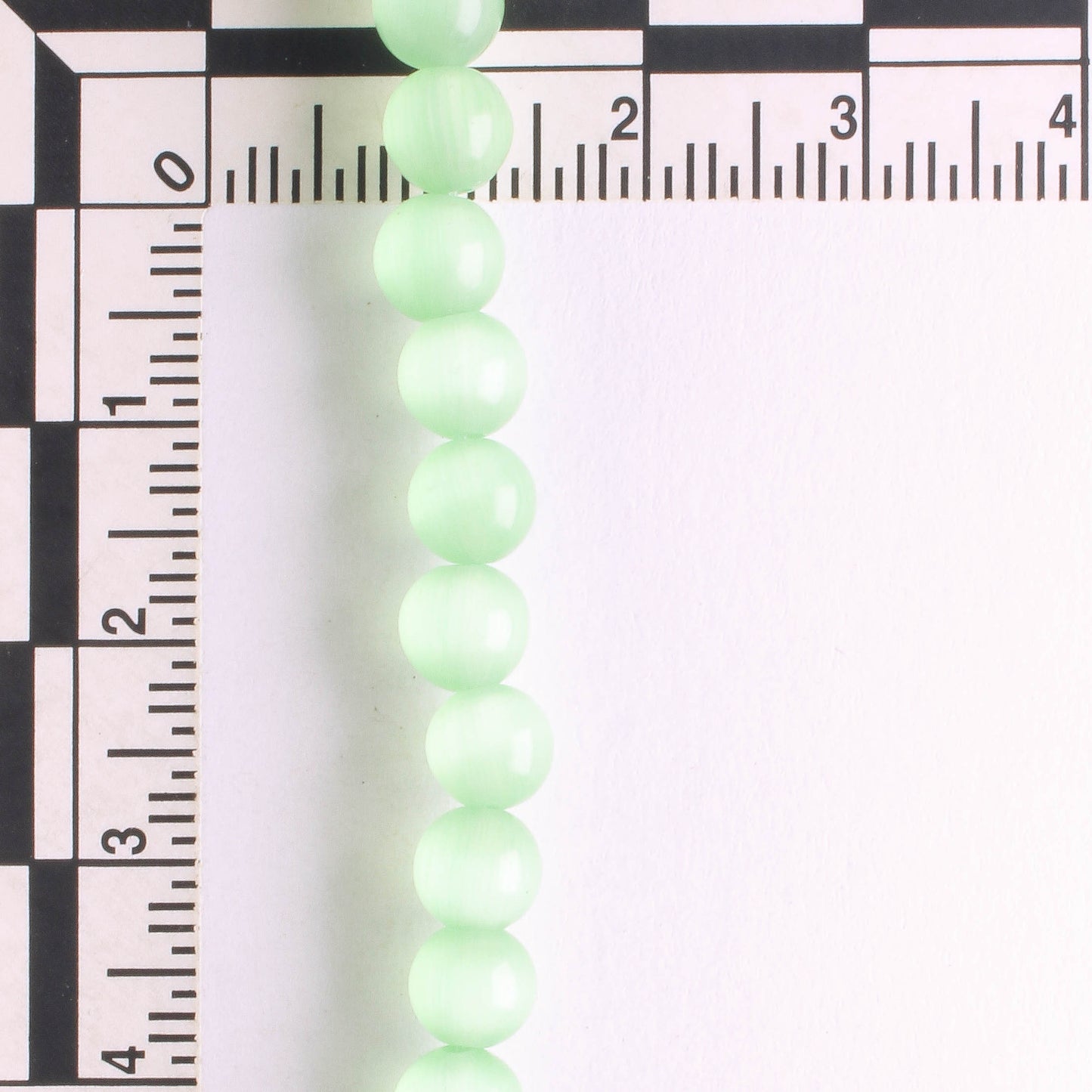 6mm Cat's Eye Glass - 8" strand