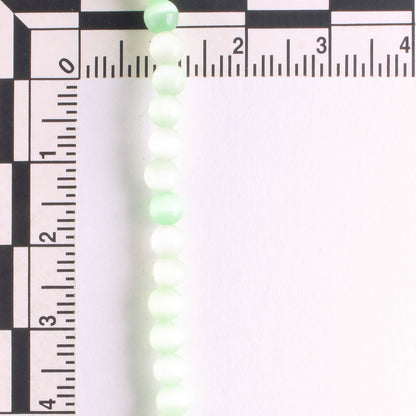 4mm Cat's Eye Glass - 8" strand