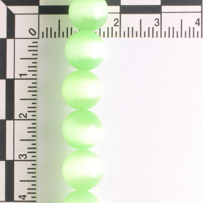 10mm Cat's Eye Glass - 8" strand