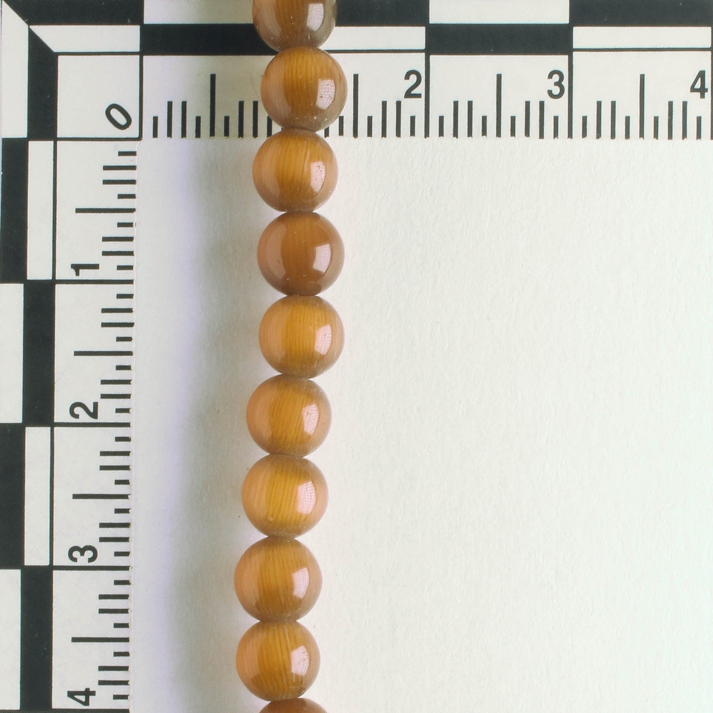 6mm Cat's Eye Glass - 8" strand
