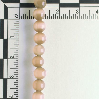6mm Cat's Eye Glass - 8" strand