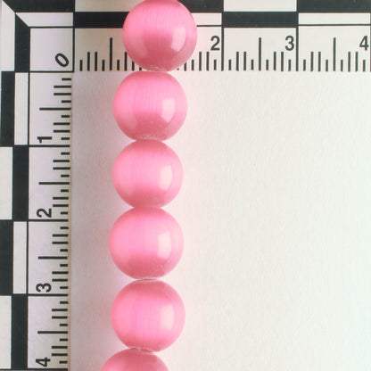 10mm Cat's Eye Glass - 8" strand