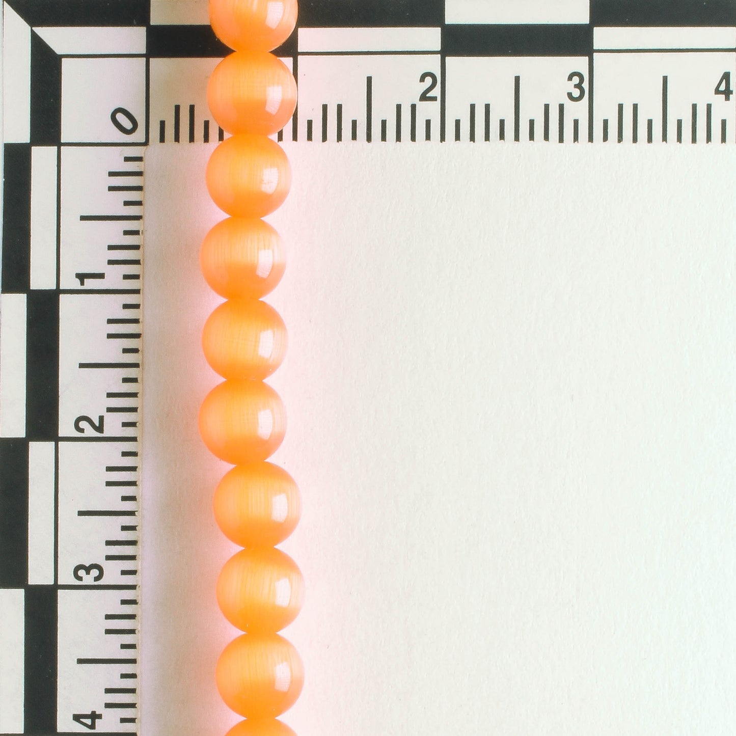 6mm Cat's Eye Glass - 8" strand