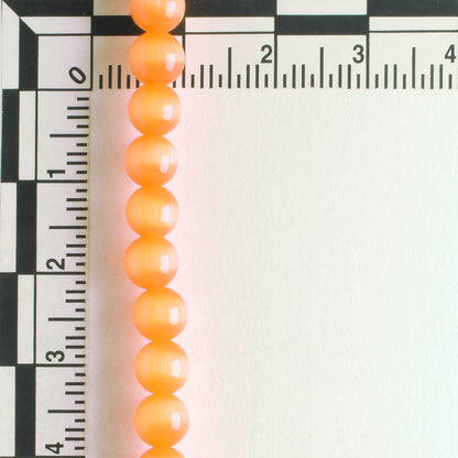 6mm Cat's Eye Glass - 8" strand
