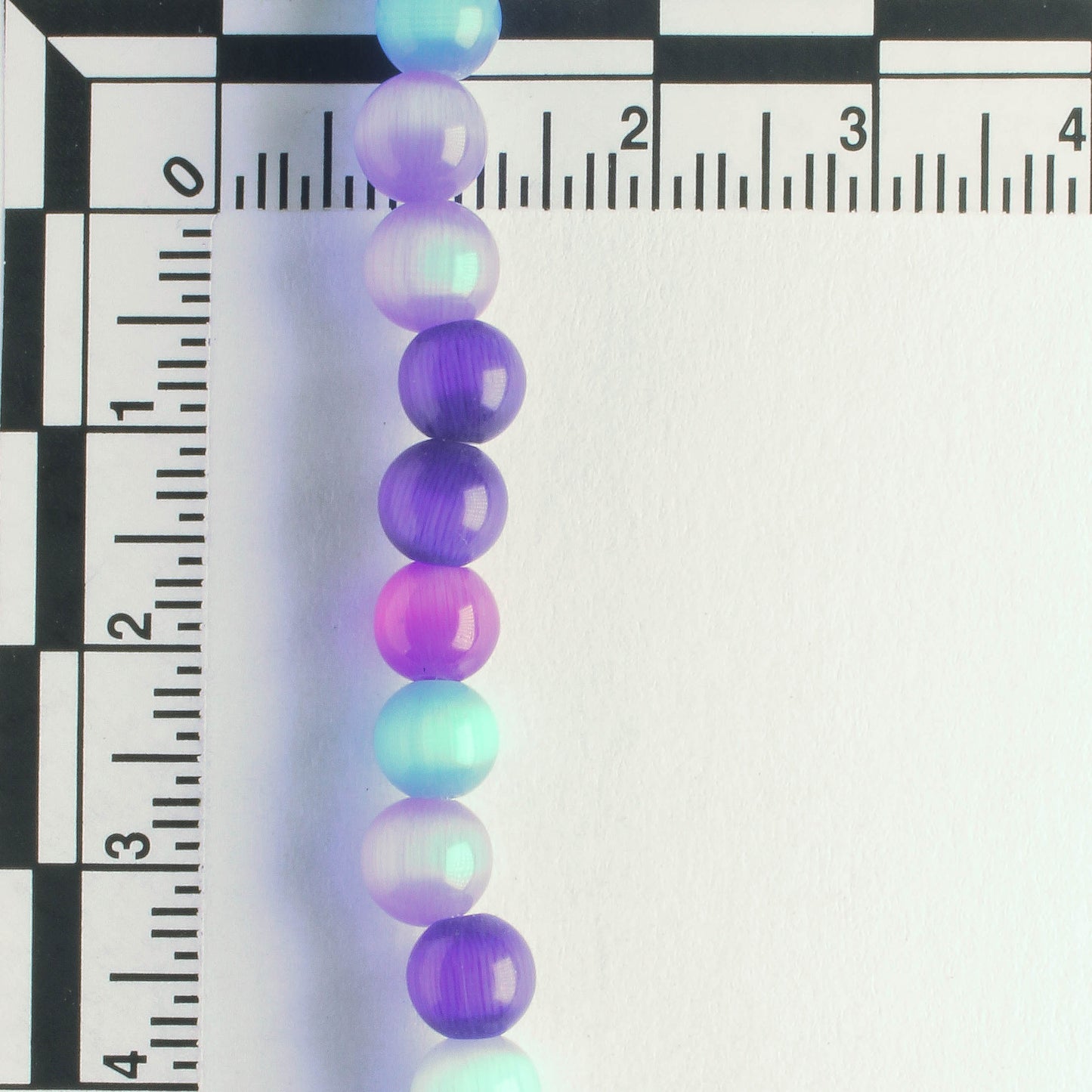 6mm Cat's Eye Glass - 8" strand