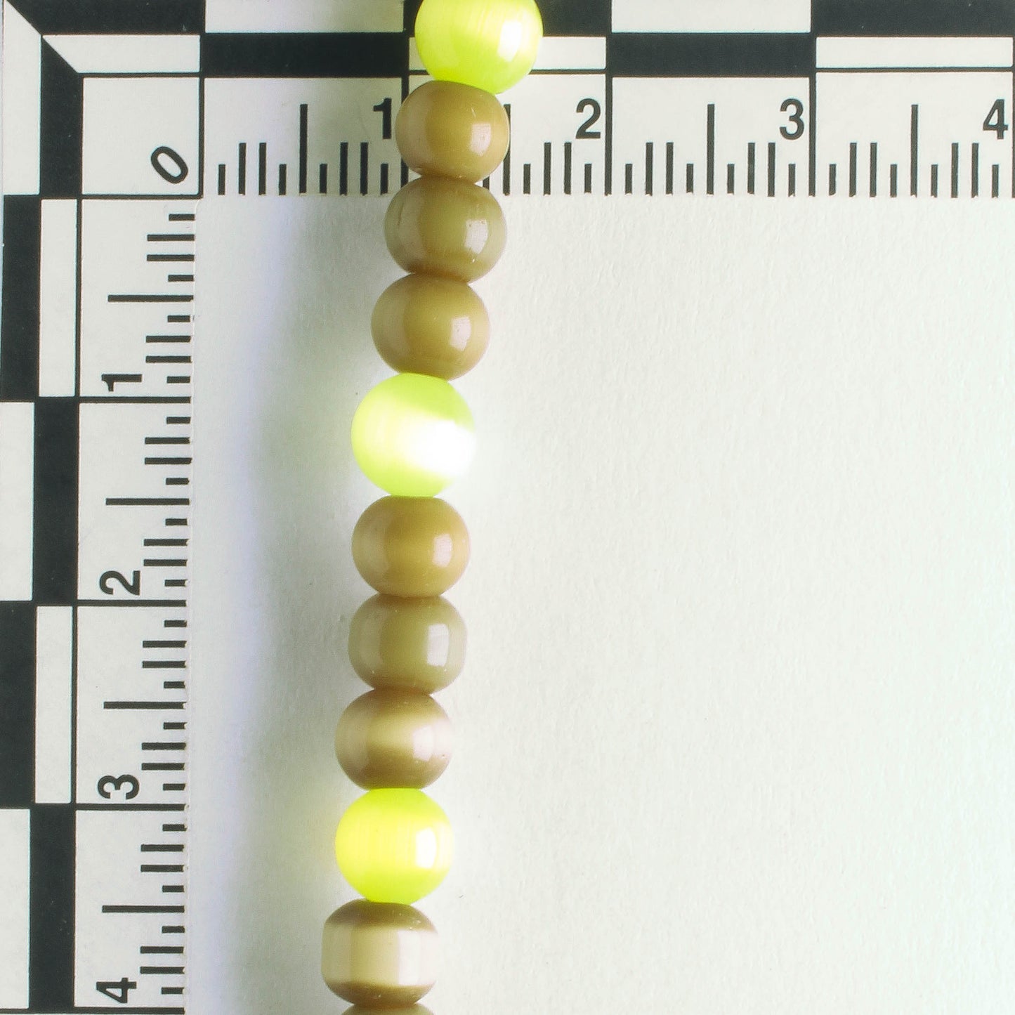 6mm Cat's Eye Glass - 8" strand