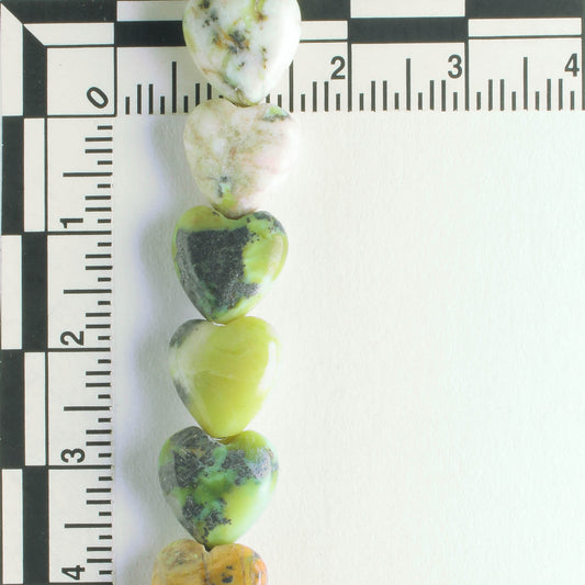 Yellow Chalk Turquoise, Dyed - 8" strand