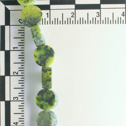 Yellow Chalk Turquoise, Dyed- 8" strand