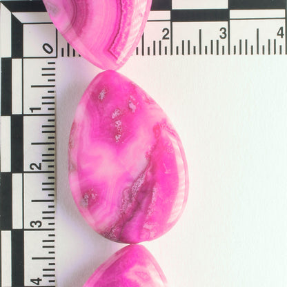 Crazy Lace Agate, Dyed - 8" strand