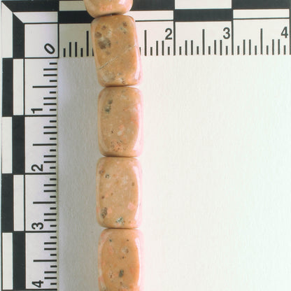 Red Sesame Jasper - 8" strand