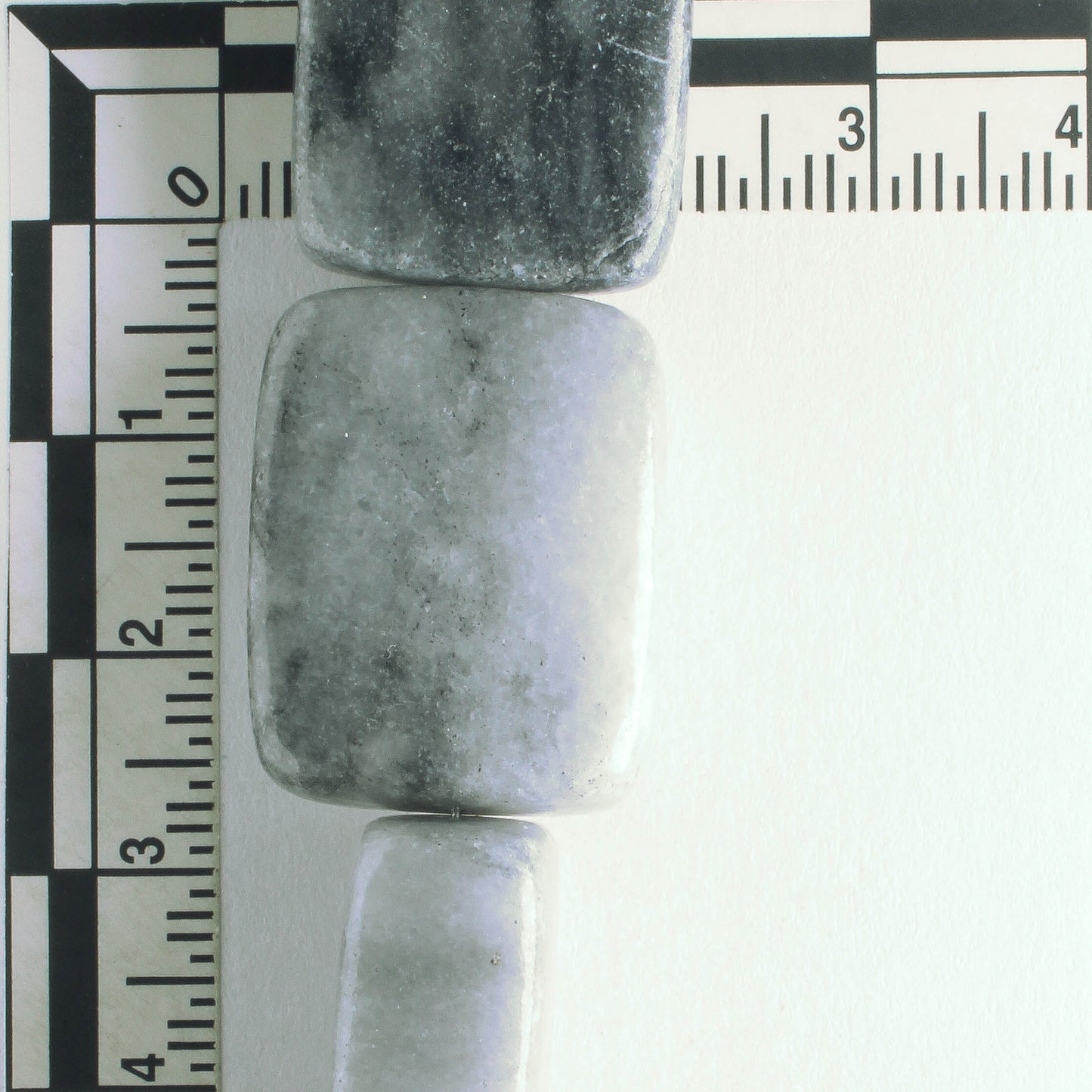 Grey/Black Marble - 8" strand