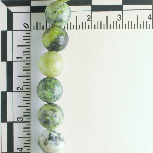 Yellow Chalk Turquoise, Dyed - 8" strand