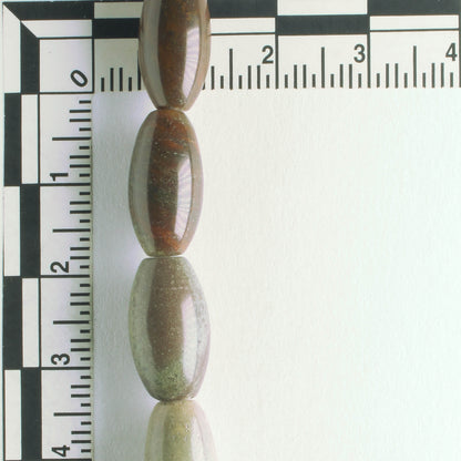 Brown/Green Jasper - 8" strand