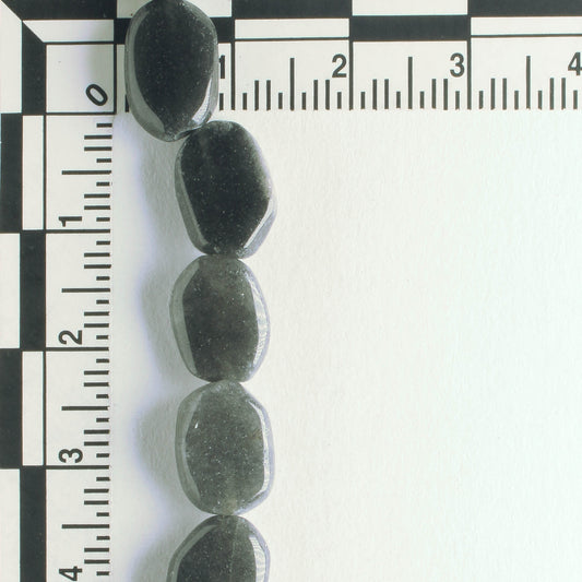 Grey Adventurine - 8" strand