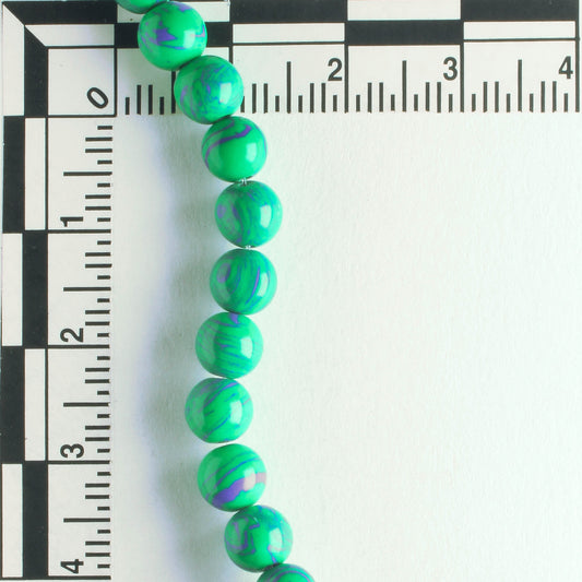Imitation Azurite-Malachite - 8" strand