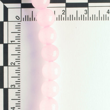 Rose Quartz, Dyed - 8" strand