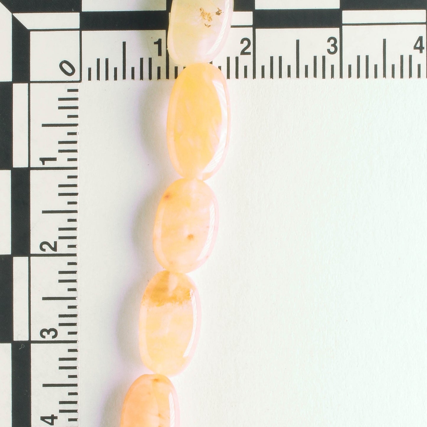 Golden Cream Quartz - 8" strand