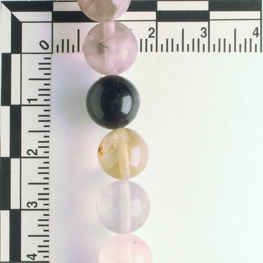 Rainbow Flourite - 8" strand