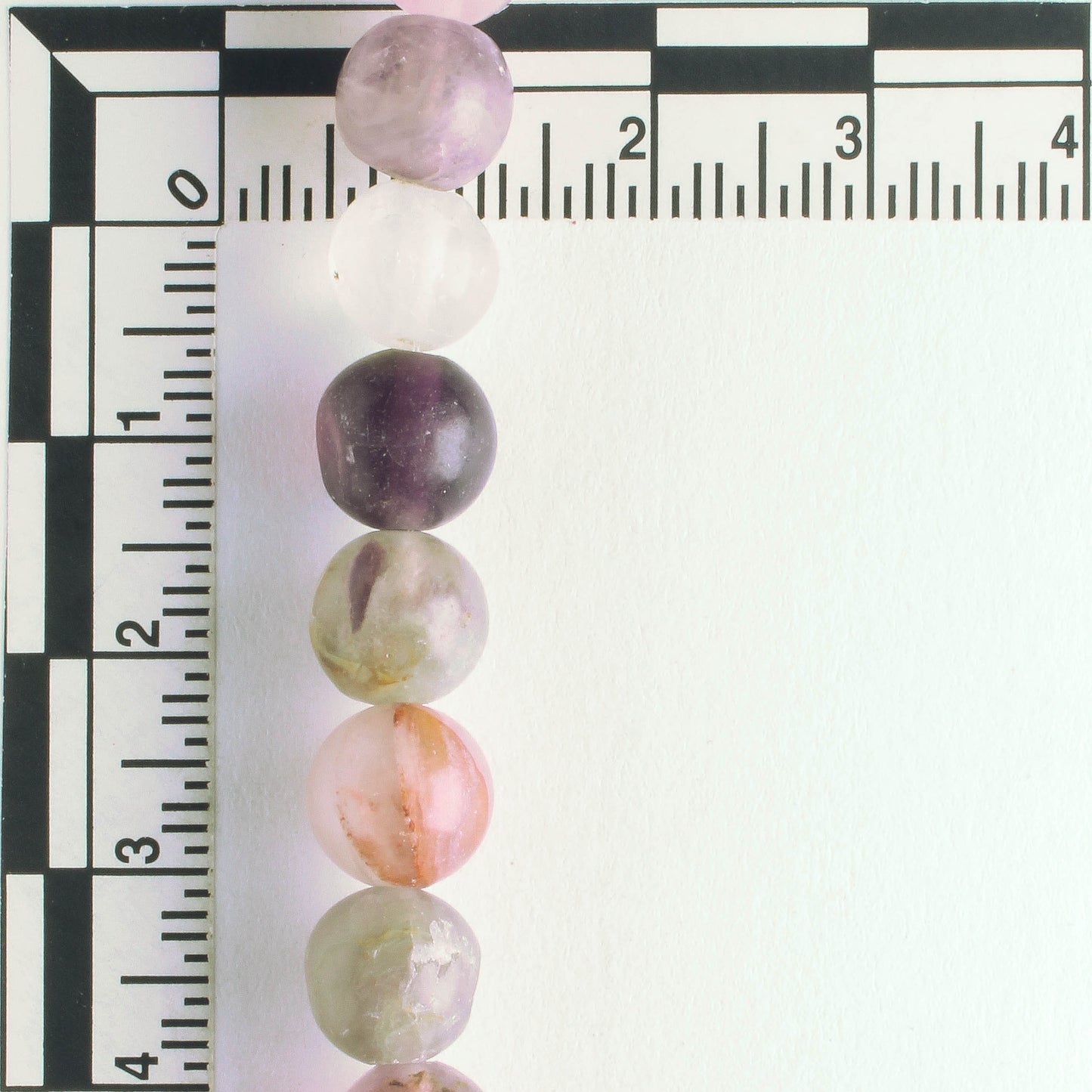Rainbow Flourite - 8" strand